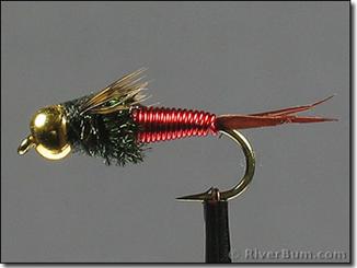 Hale Bob with a Copper John tied off the back of the hook