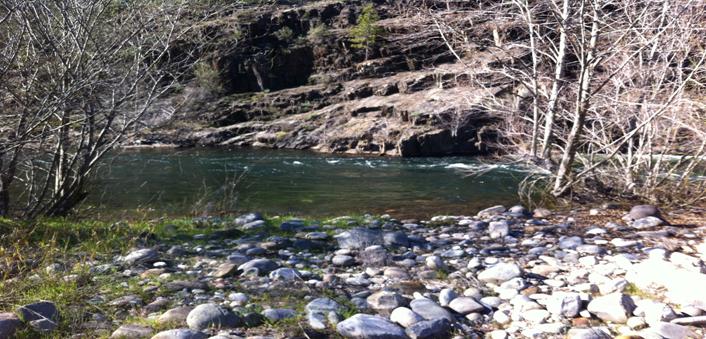 Grey Eagle Bar Pool - Middle Fork American River - Horsehoe Bar Preserve